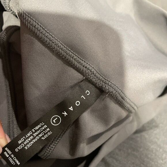 Cloak Hidden In Plain Sight Leggings Womens Large Stash Pockets Yoga Gray - Picture 3 of 5